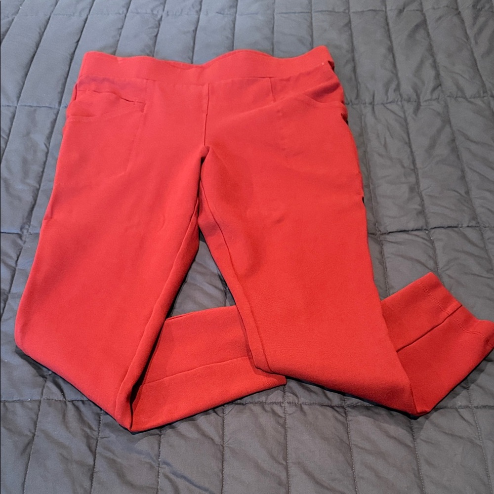 Betabrand Women's Journey Pants, Skinny Fit, in Oxblood